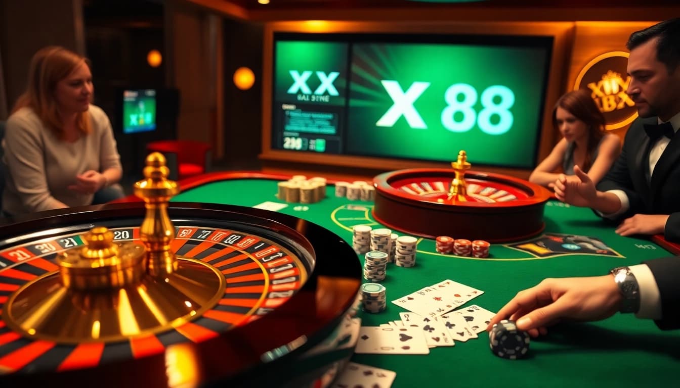 Experience the thrill of winning at XX 88 with captivating casino tables and exciting gameplay.