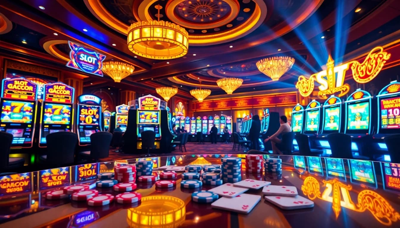 Experience winning thrills at a luxury casino with dynamic Slot gacor machines and vibrant excitement.