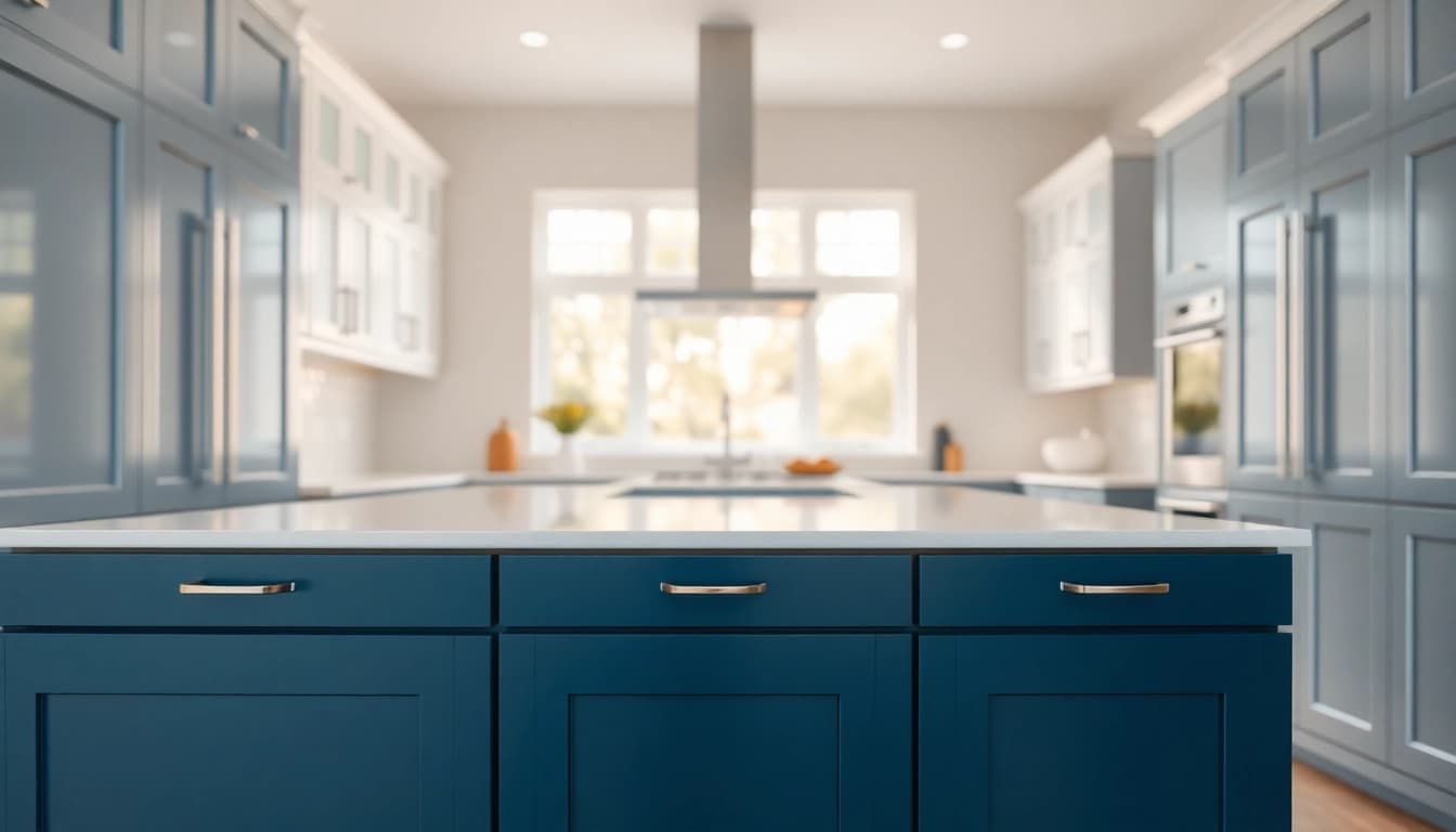 Cabinet Refacing Saint Petersburg FL enhances modern kitchens with elegantly polished cabinets.