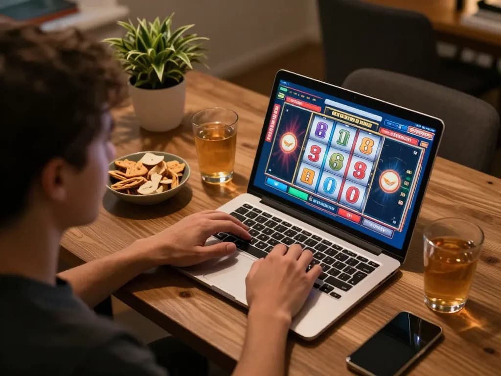 Enjoying slot games at nk88mvp online casino with exciting gameplay and vibrant visuals.