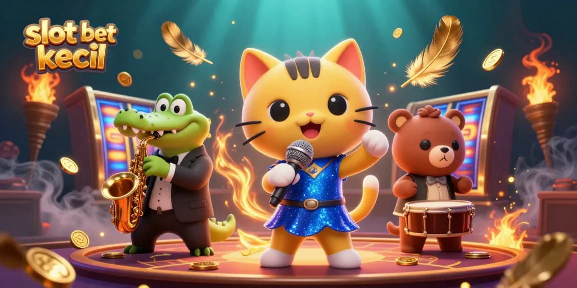 Experience thrilling gameplay with slot bet kecil featuring colorful characters and casino elements.