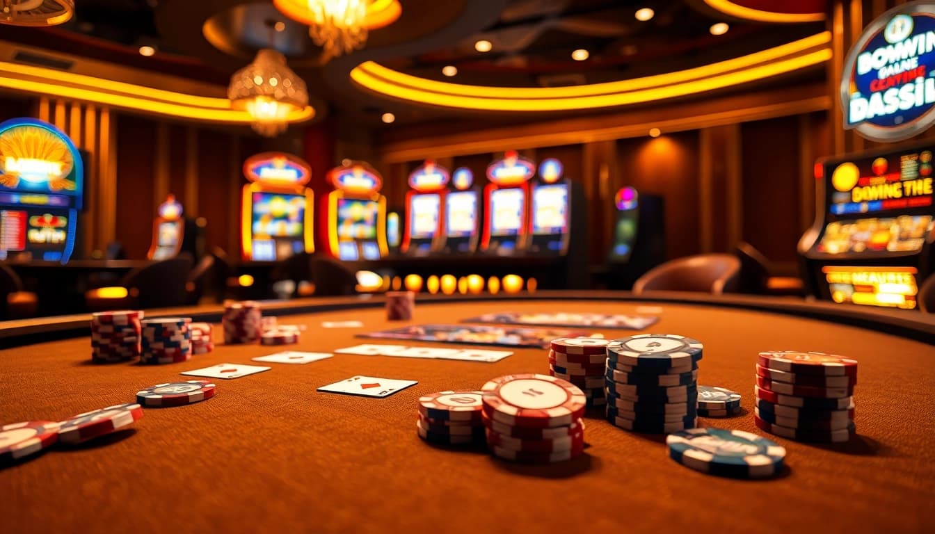 Experience thrilling high-stakes action at a luxurious casino featuring bomwin gaming.