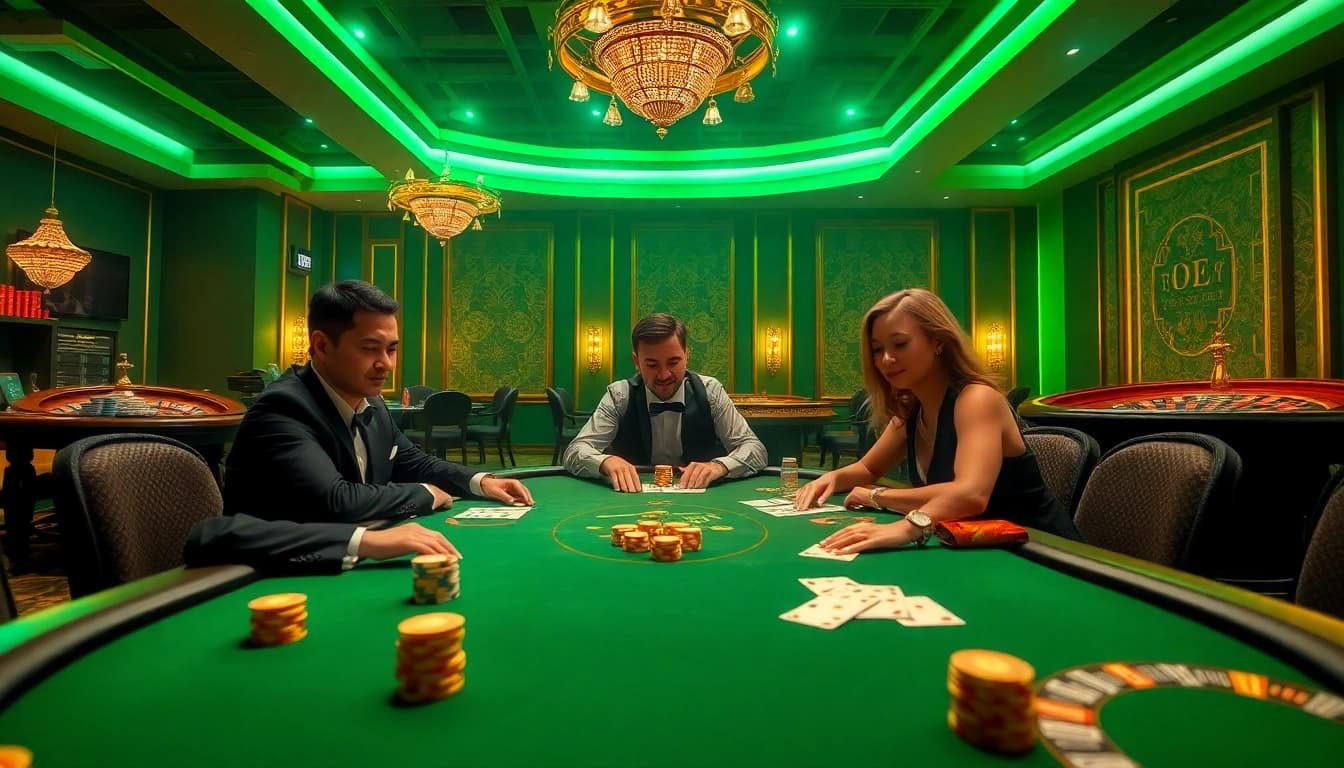 Engage in high-stakes poker at https://debet2.app/ with professional players and vibrant casino elements.