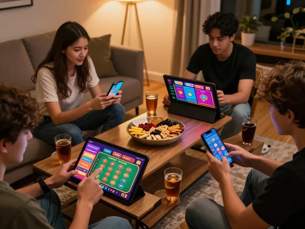 Players enjoying immersive gaming experiences on the Vsbet app with colorful interfaces and engaging actions.