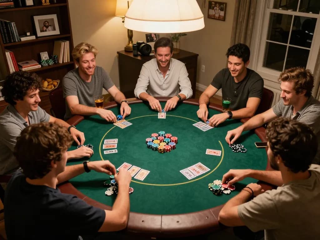 uu88 poker game night with friends highlights social bonding in a responsible gaming setting.