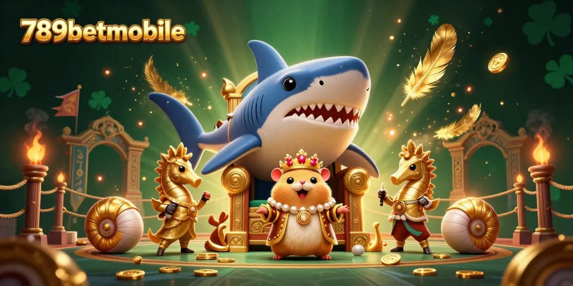 Experience the thrill of gaming at 789betmobile with vibrant casino elements and a dynamic scene.