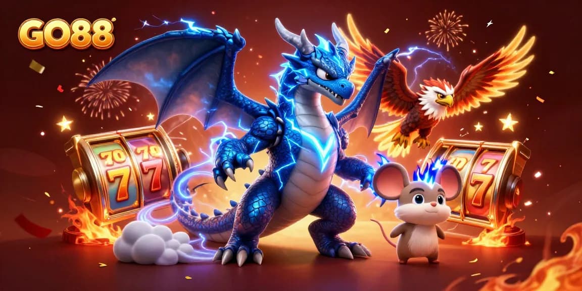 Experience the excitement of GO88 with dynamic slot games featuring vibrant colors and thrilling jackpots.