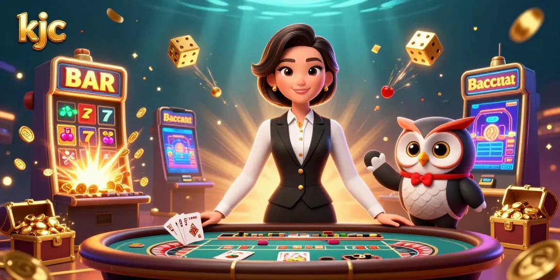 Experience thrilling games at KJC with dynamic dealers and exciting jackpots.