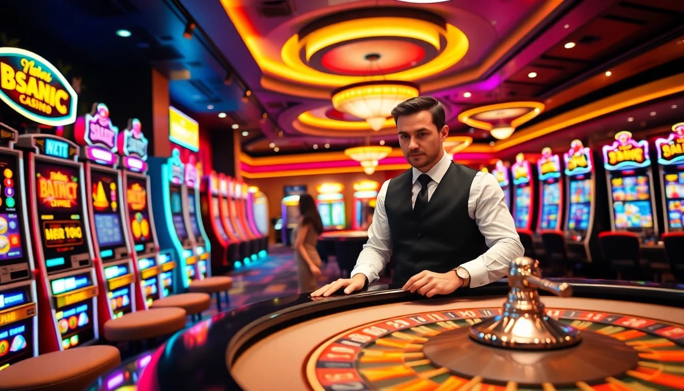 Experience thrilling moments at uvip娱乐 with a professional dealer in an inviting casino environment.