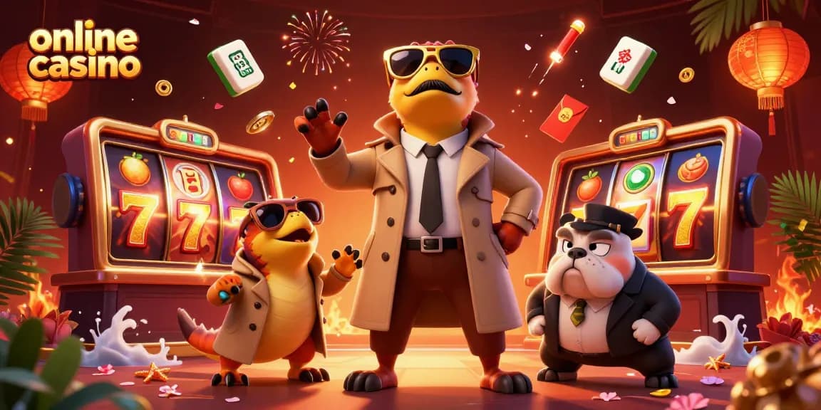 Engage in an exciting online casino experience as raptors sneak into a VIP lounge.