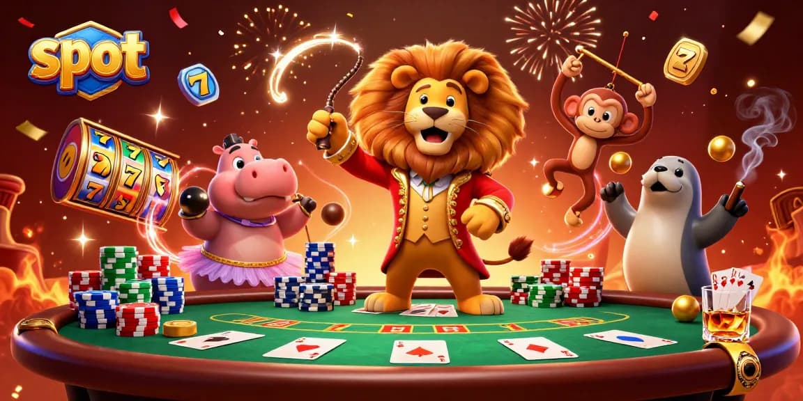 Slot dengan simbol keberuntungan dan jackpot berdenyut dalam permainan kasino yang menakjubkan.