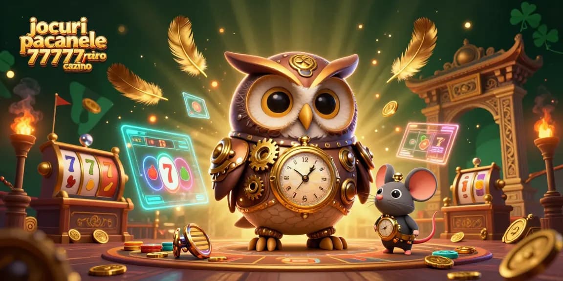 Joacă jocuri pacanele 77777 cazino în lumea fascinantă a sloturilor online, cu simboluri captivante.