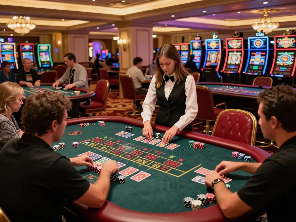 Players engaging in gameplay at XX 88 casino tables, showcasing strategy and excitement.