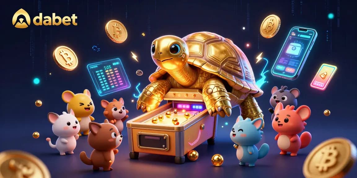 Play with dabet’s exciting pinball-themed casino experience featuring a golden tortoise!