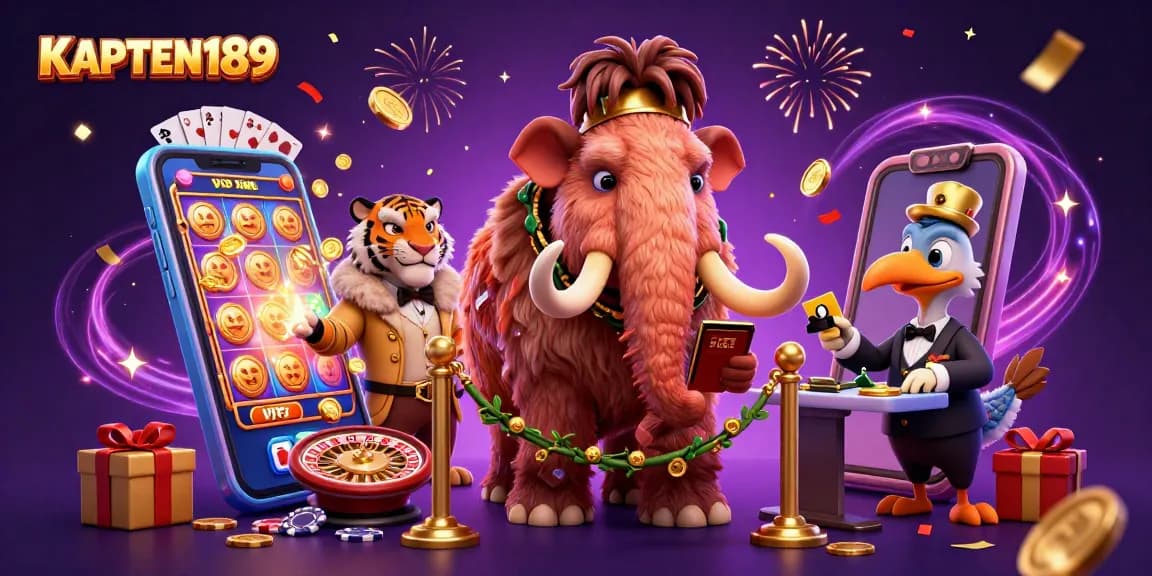 KAPTEN189 memberikan pengalaman memukau saat bermain slot online dengan suasana meriah.
