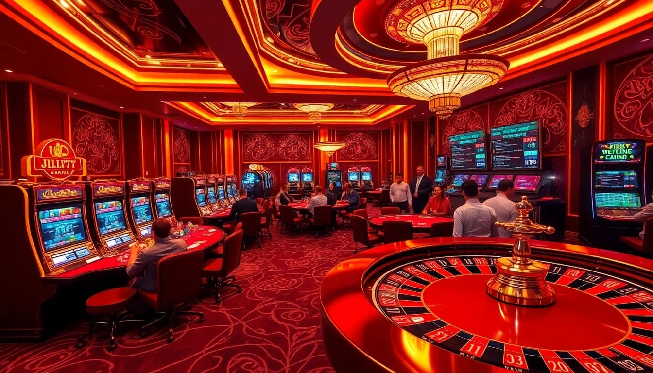 Engage in thrilling games at Jili777 Casino with exciting slots, roulette, and live dealer actions.