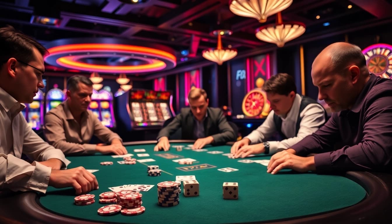Experience the excitement of the SODO66 casino with vibrant poker and gaming elements.