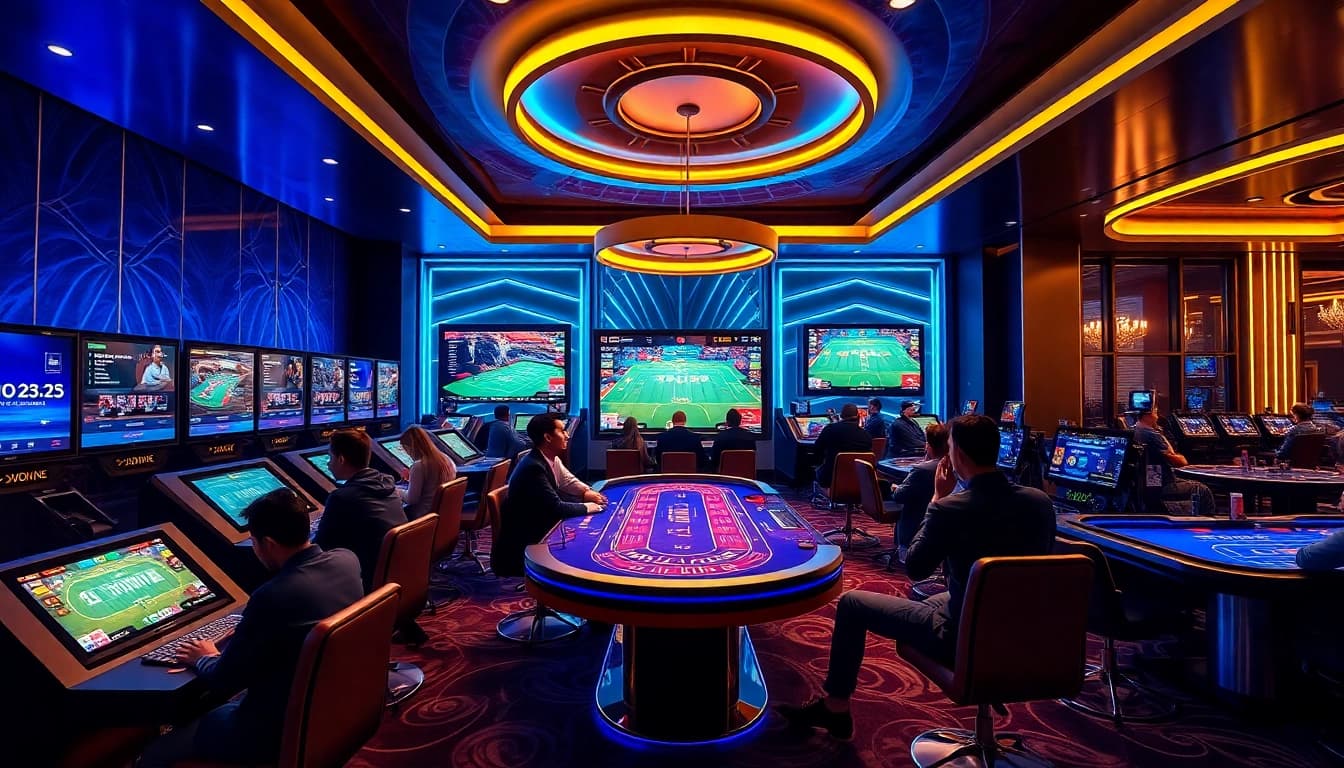 Exciting online gaming scene at 33win.global featuring diverse players and modern technology.