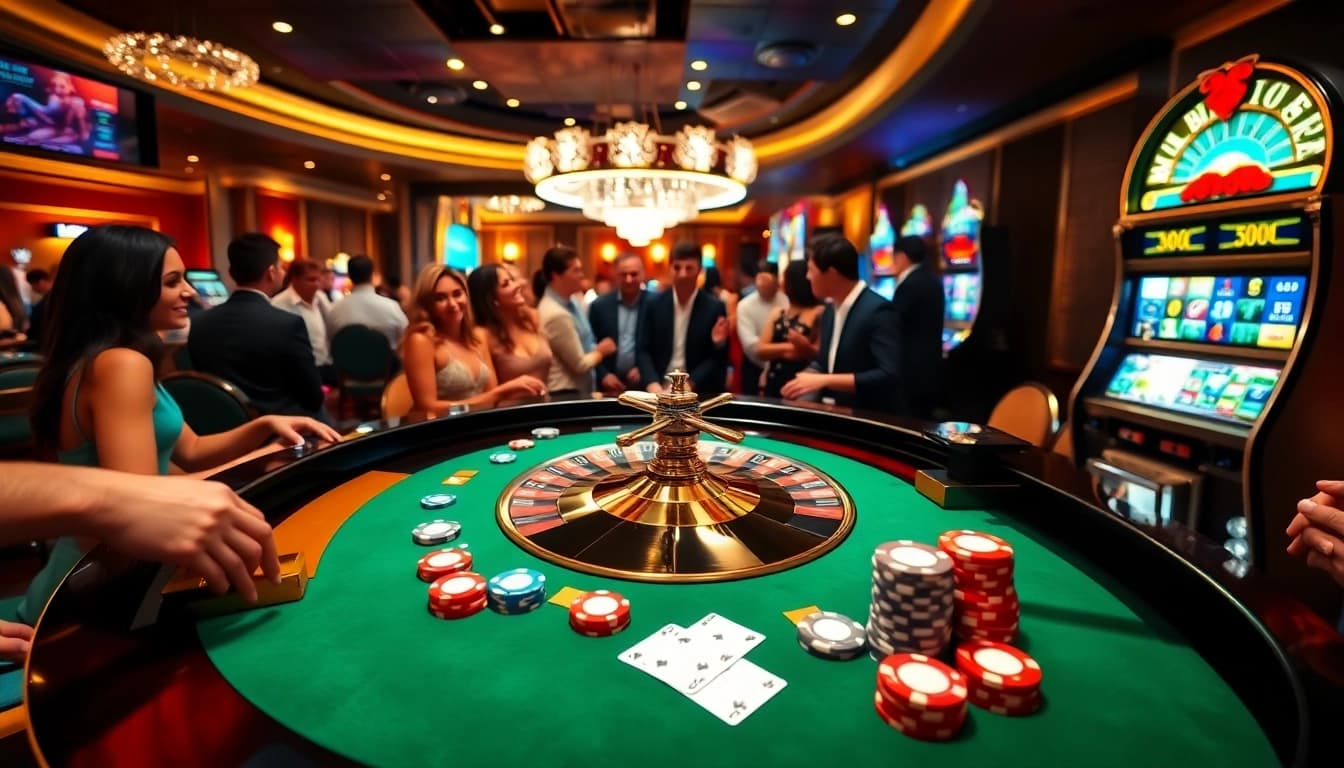 Players engaging in high-stakes gaming at https://gg88.black/, showcasing luxury casino excitement.