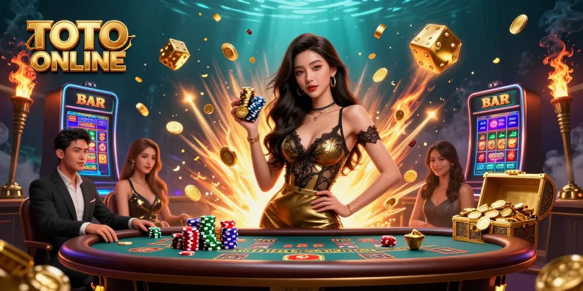 Bet on exciting games at TOTO ONLINE with glamorous casino action and high-stakes gameplay.