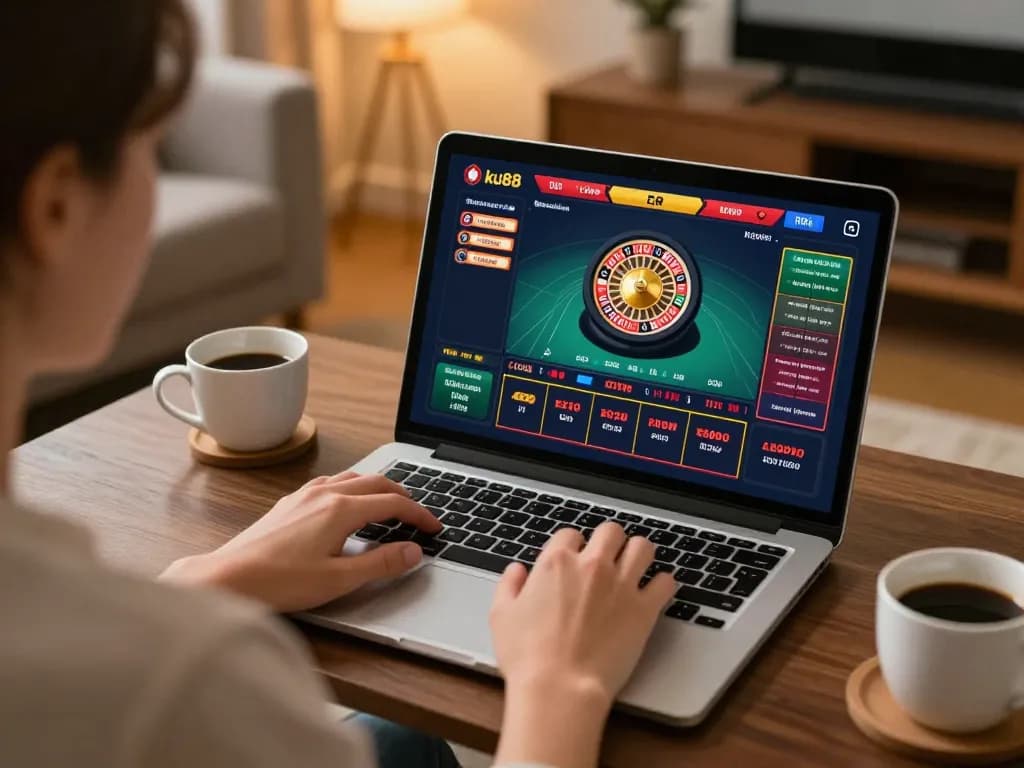 Experience the thrill of ku88 online gambling in a cozy home setting.