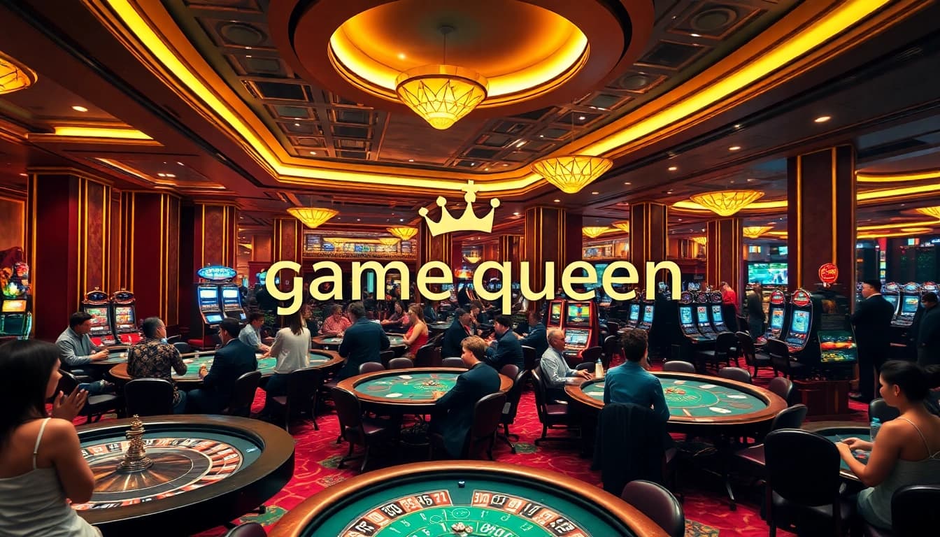Players enjoy thrilling casino games, embodying the game queen experience with excitement and strategy.