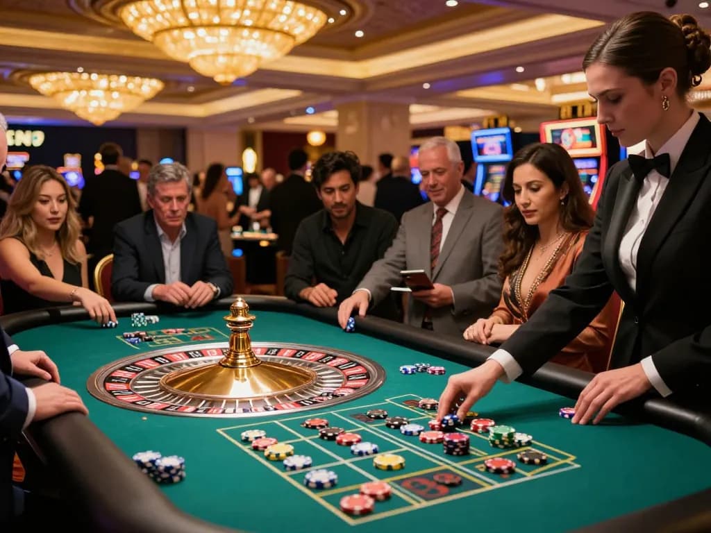 Rasakan sensasi menang di empire99 dengan pemain yang bertaruh pada roulette di setting kasino mewah