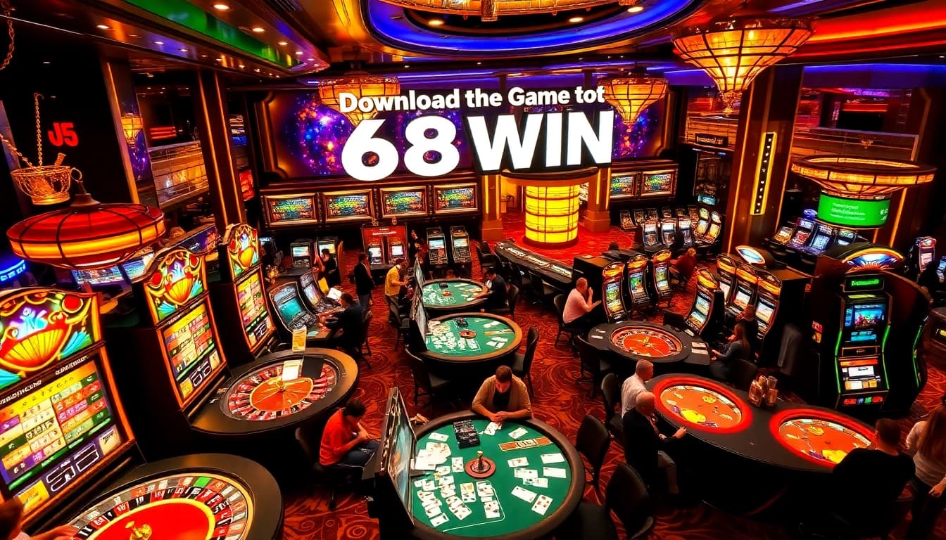 Experience the excitement of tải game 68win with engaging casino activities and vibrant gaming.
