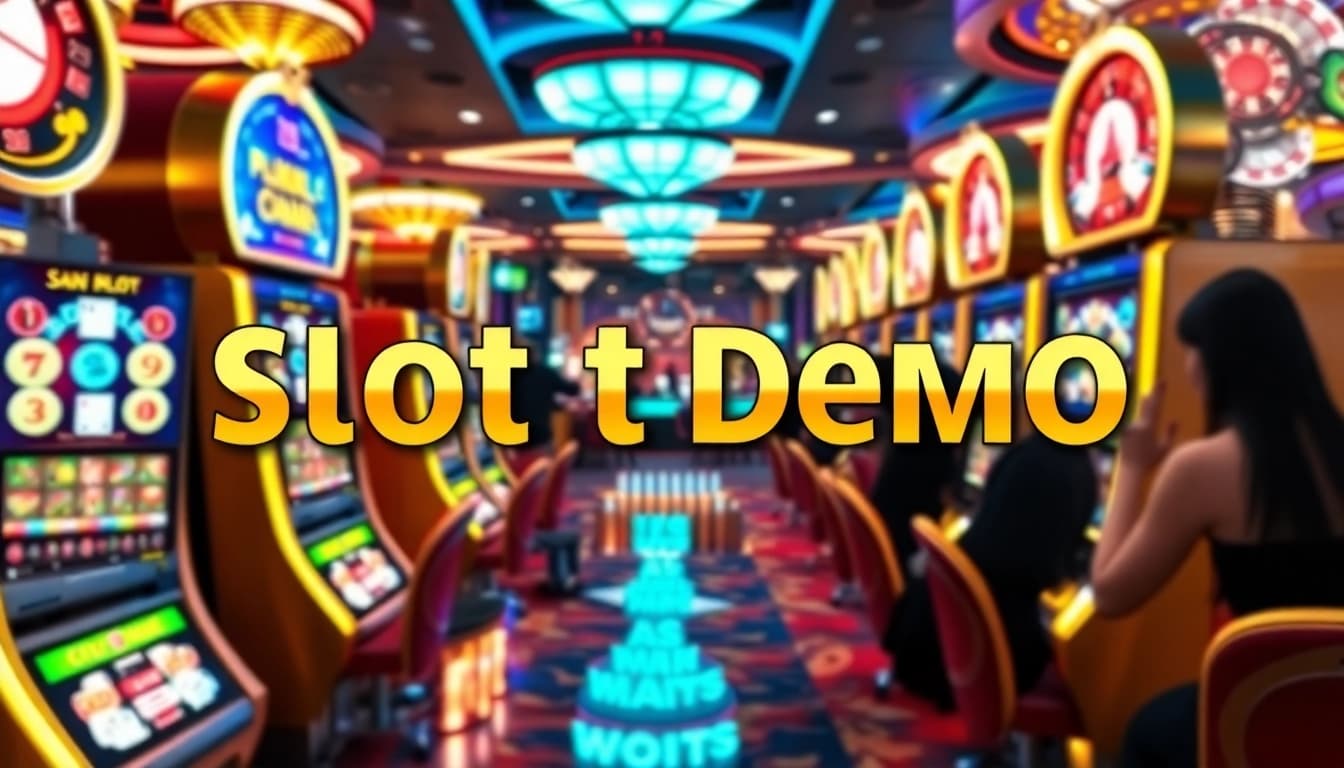 Excited players interacting with a PG Soft Mahjong Ways slot demo in a luxurious casino setting.