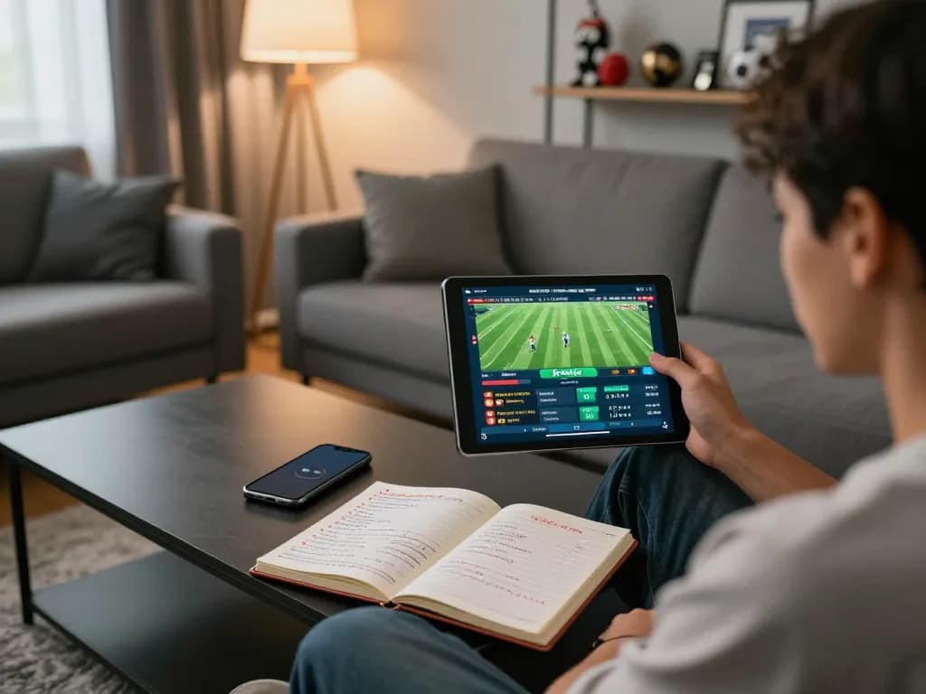 Engaging in sports betting using kqbd interface while seated comfortably at home
