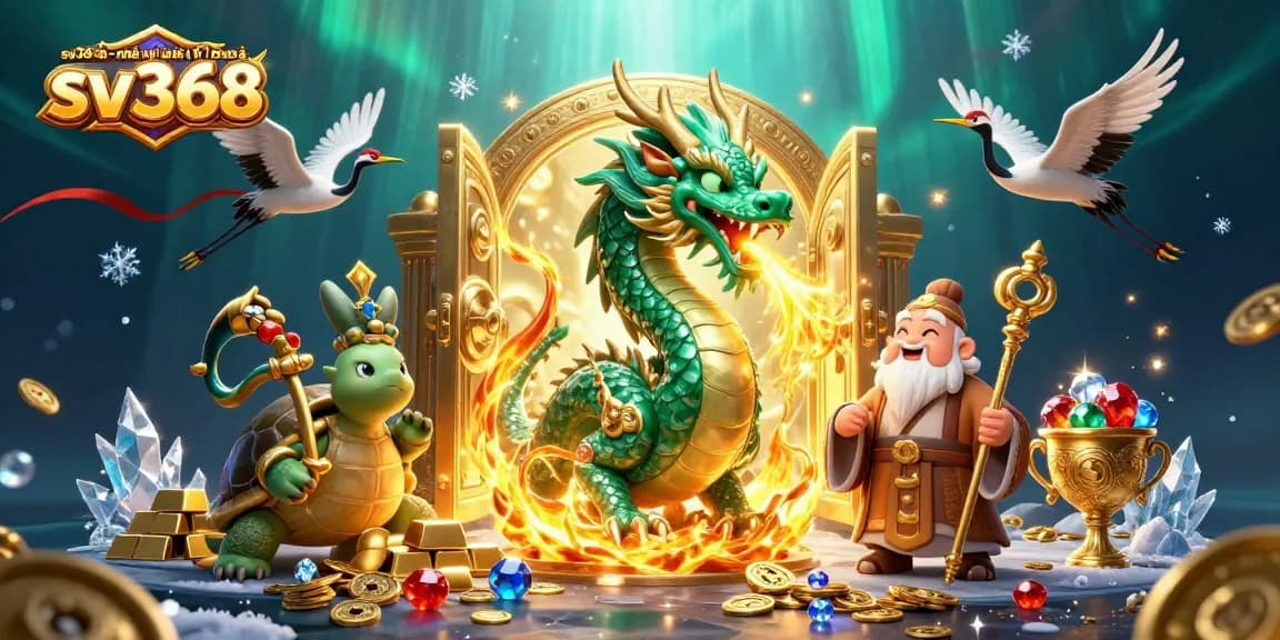 Spin slots and win big with sv368 - nhà cái uy tín số 1⃣ châu á sv368 featuring treasures and mythical characters.