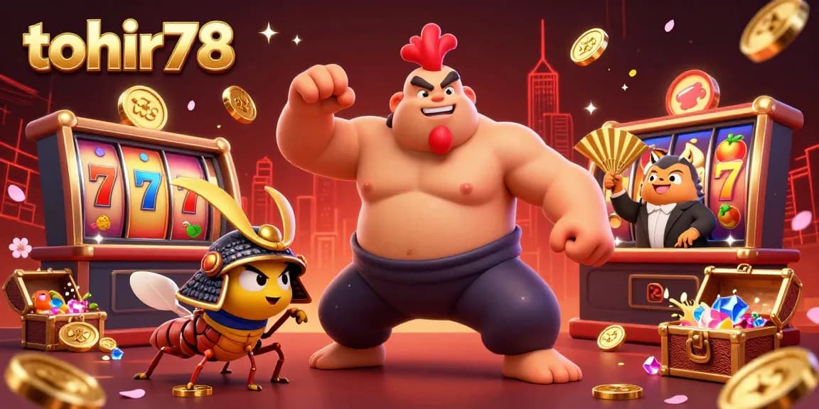 Menangkan jackpot menarik di tohir78 dengan slot online dan simbol beruntung di tengah desain fantastis.