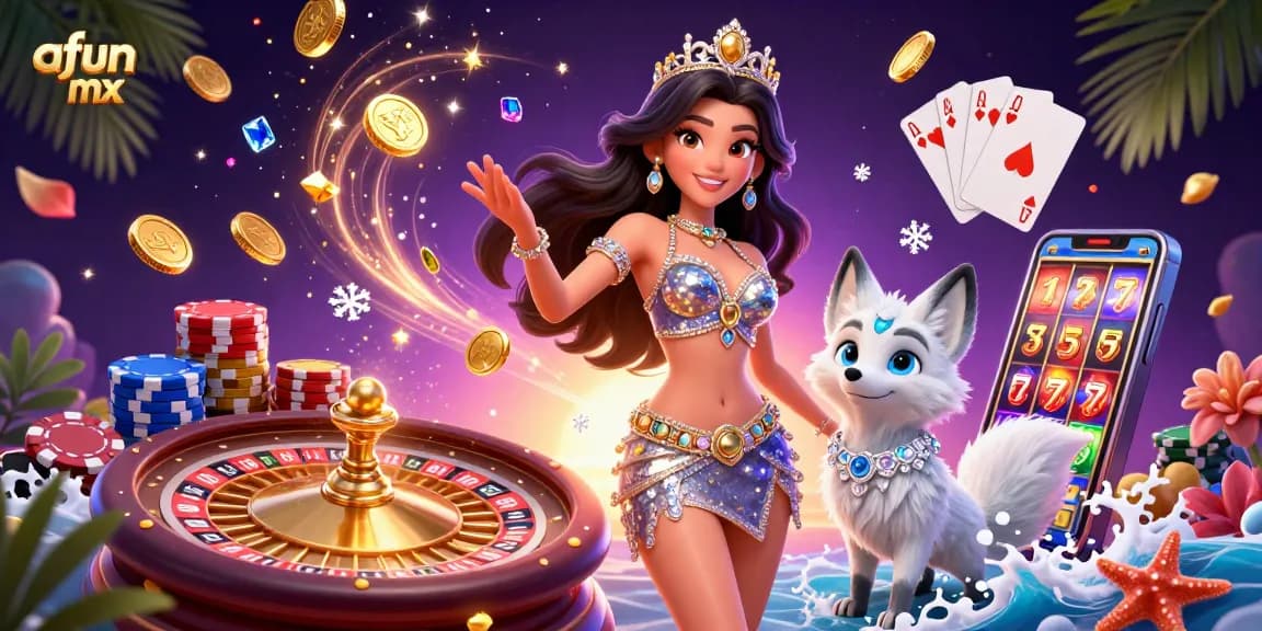 Afun mx players enjoy thrilling slot experiences with captivating visuals of dazzling gems and vibrant gameplay.