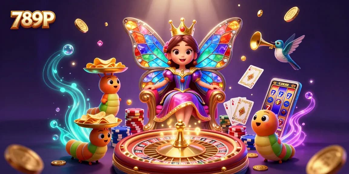 Experience the excitement of 789P with captivating casino elements and stunning 3D art.