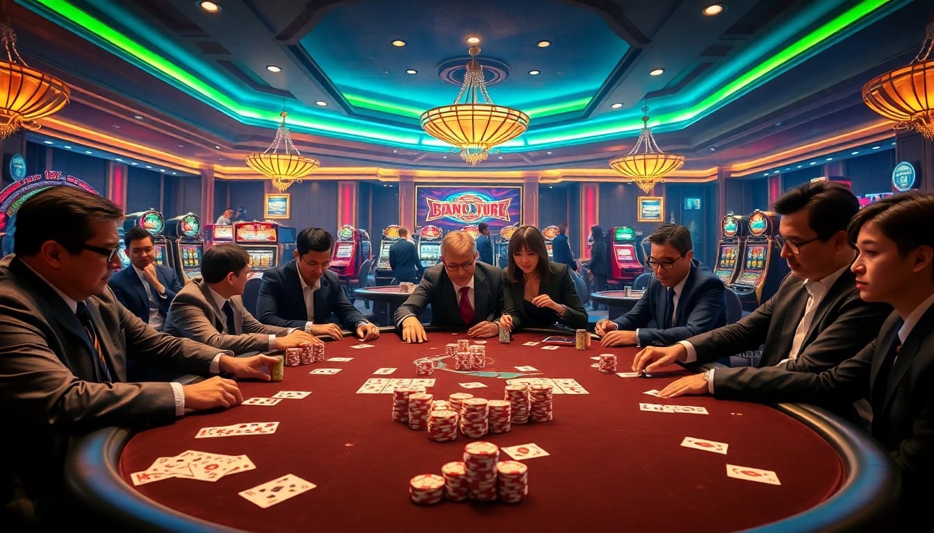 Experience thrilling gameplay at bdtk66 my with luxury casino elements in a vibrant atmosphere.