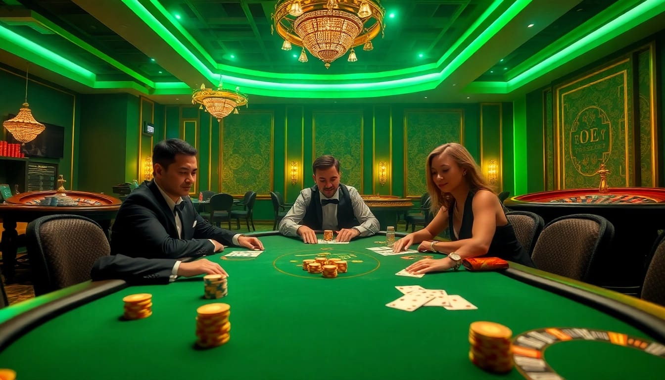 Engage in high-stakes poker at https://debet2.app/ with professional players and vibrant casino elements.