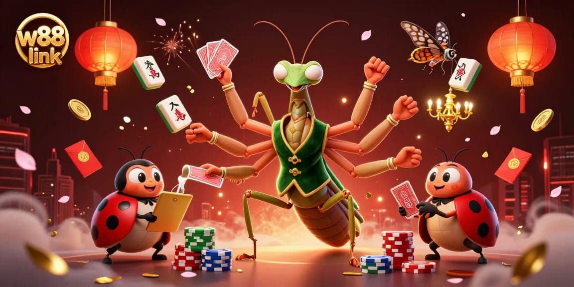 Experience thrilling gameplay at W88 link with vibrant casino elements illustrating excitement.