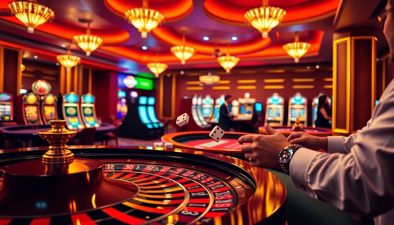 Experience the thrilling atmosphere of SODO66 with vibrant slot machines and enthusiastic players.