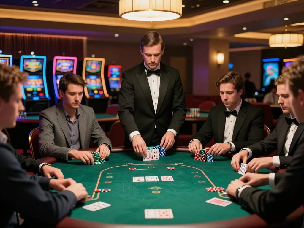 Experience strategic gameplay at RR88 during an intense poker session