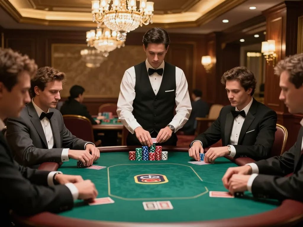 Experience an exclusive poker game at LC88 com with elite players in a luxurious setting.