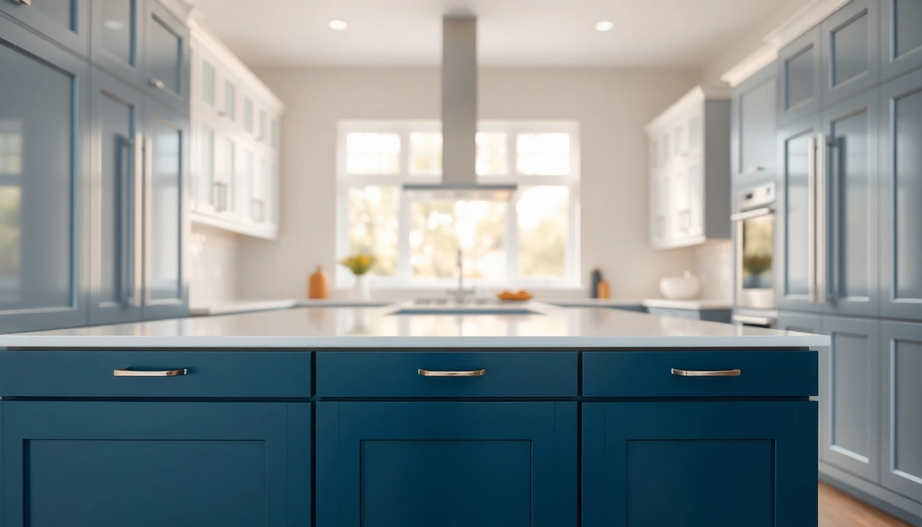Cabinet Refacing Saint Petersburg FL enhances modern kitchens with elegantly polished cabinets.