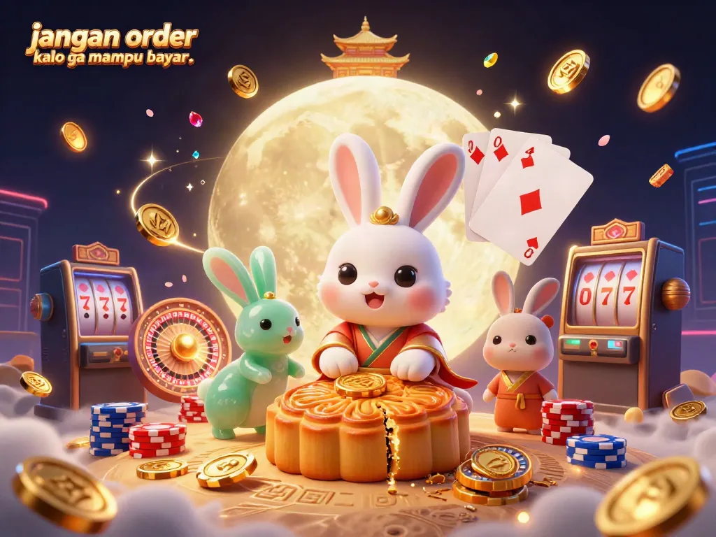 Engage in excitement with jangan order kalo ga mampu bayar.. showcasing thrilling casino elements and Chinese folklore characters.