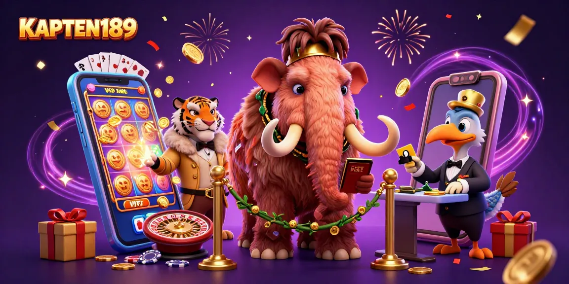 KAPTEN189 memberikan pengalaman memukau saat bermain slot online dengan suasana meriah.