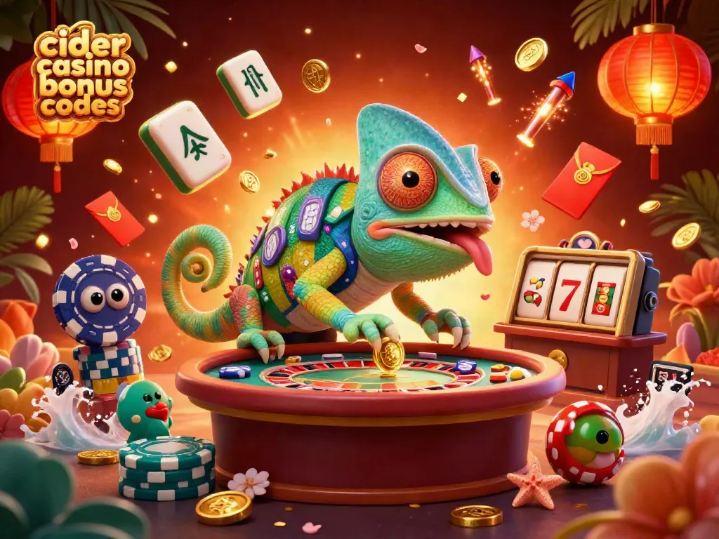 Spin and win with cider casino bonus codes in a vibrant, entertaining casino scene.