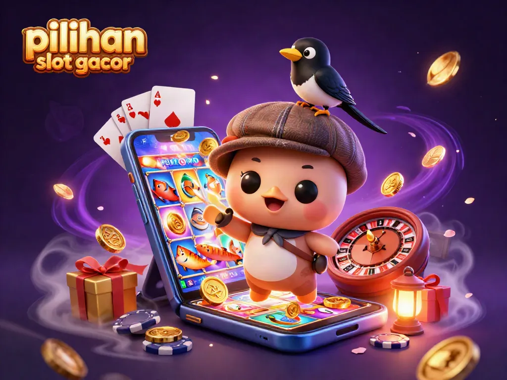 Menangkan pilihan slot gacor terbaru dengan ilustrasi kasino yang menarik dan penuh aksi.