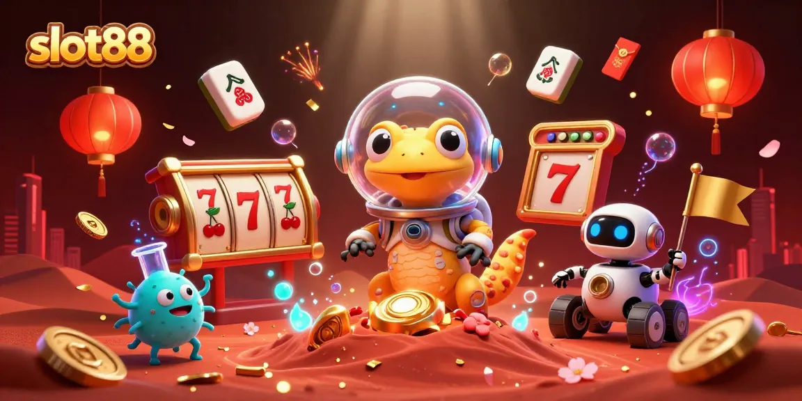 Slot88 menghadirkan suasana kasino mengenalkan gecko luar angkasa, menyambut jackpot dan banyak slot.