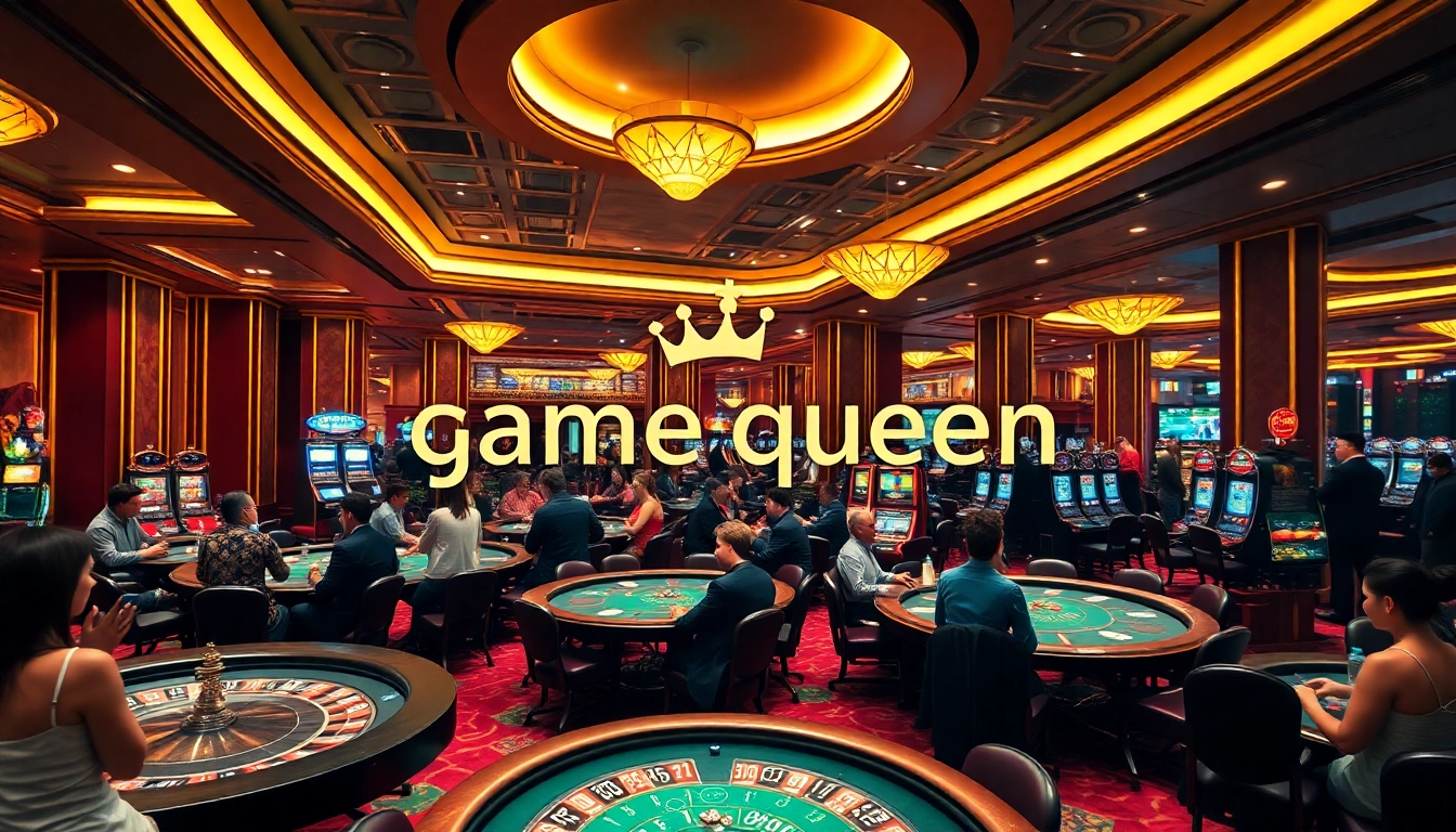 Players enjoy thrilling casino games, embodying the game queen experience with excitement and strategy.