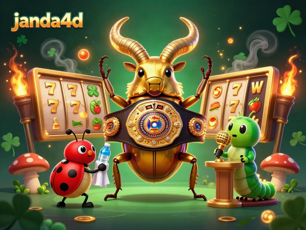 JANDA4D menghadirkan pengalaman bermain game slot yang menarik dengan karakter unik dan simbol keberuntungan.