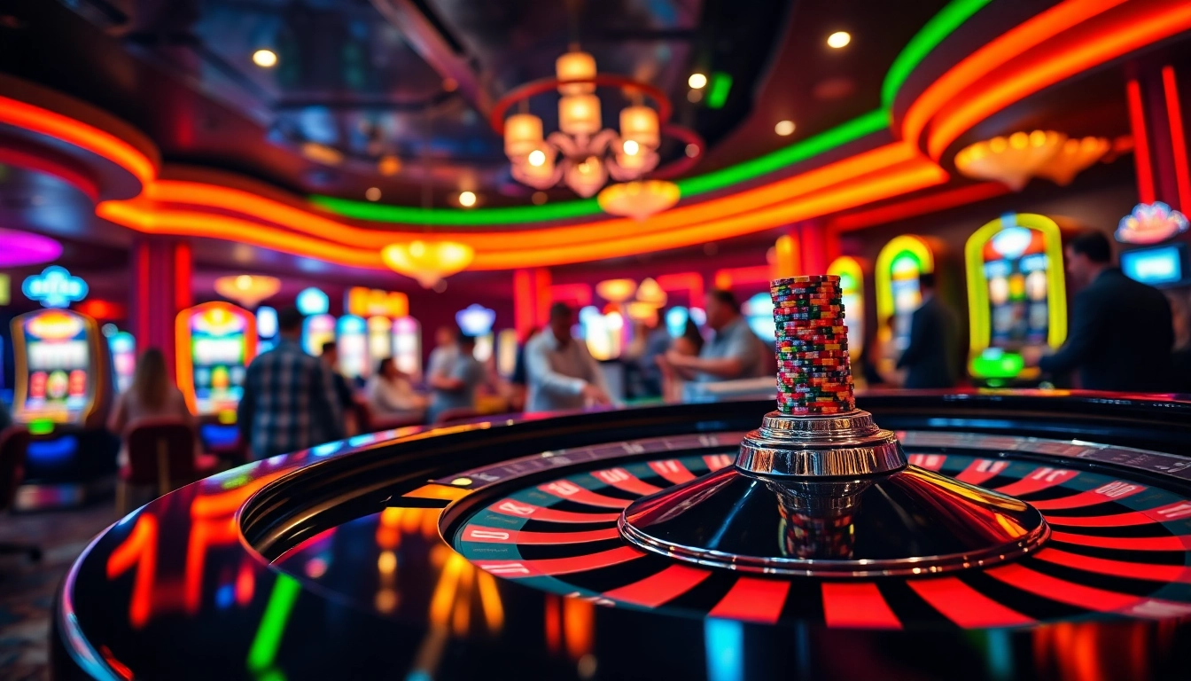 Katsu5 menawarkan suasana kasino yang meriah dengan pemain aktif di meja roulette.