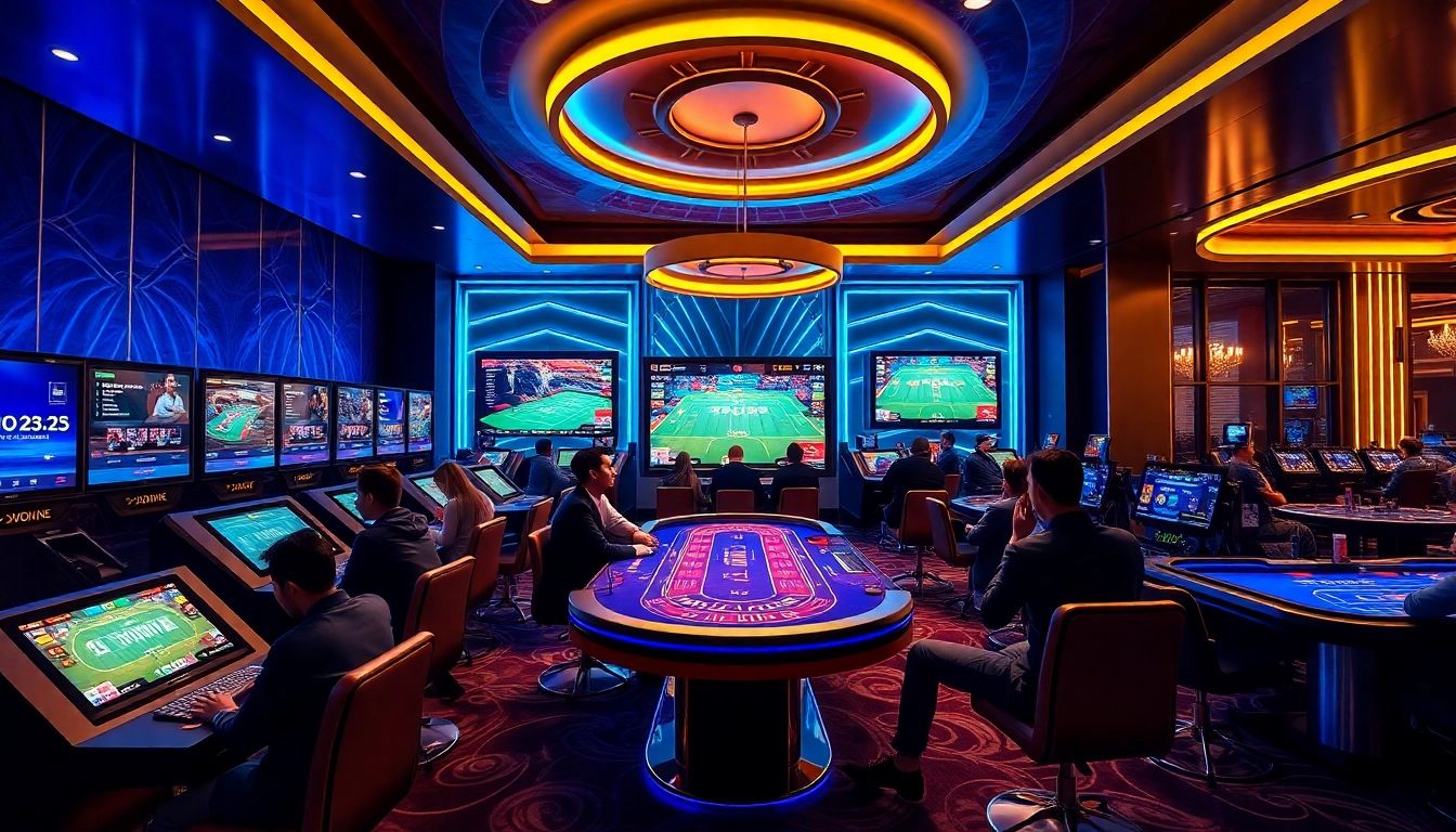 Exciting online gaming scene at 33win.global featuring diverse players and modern technology.